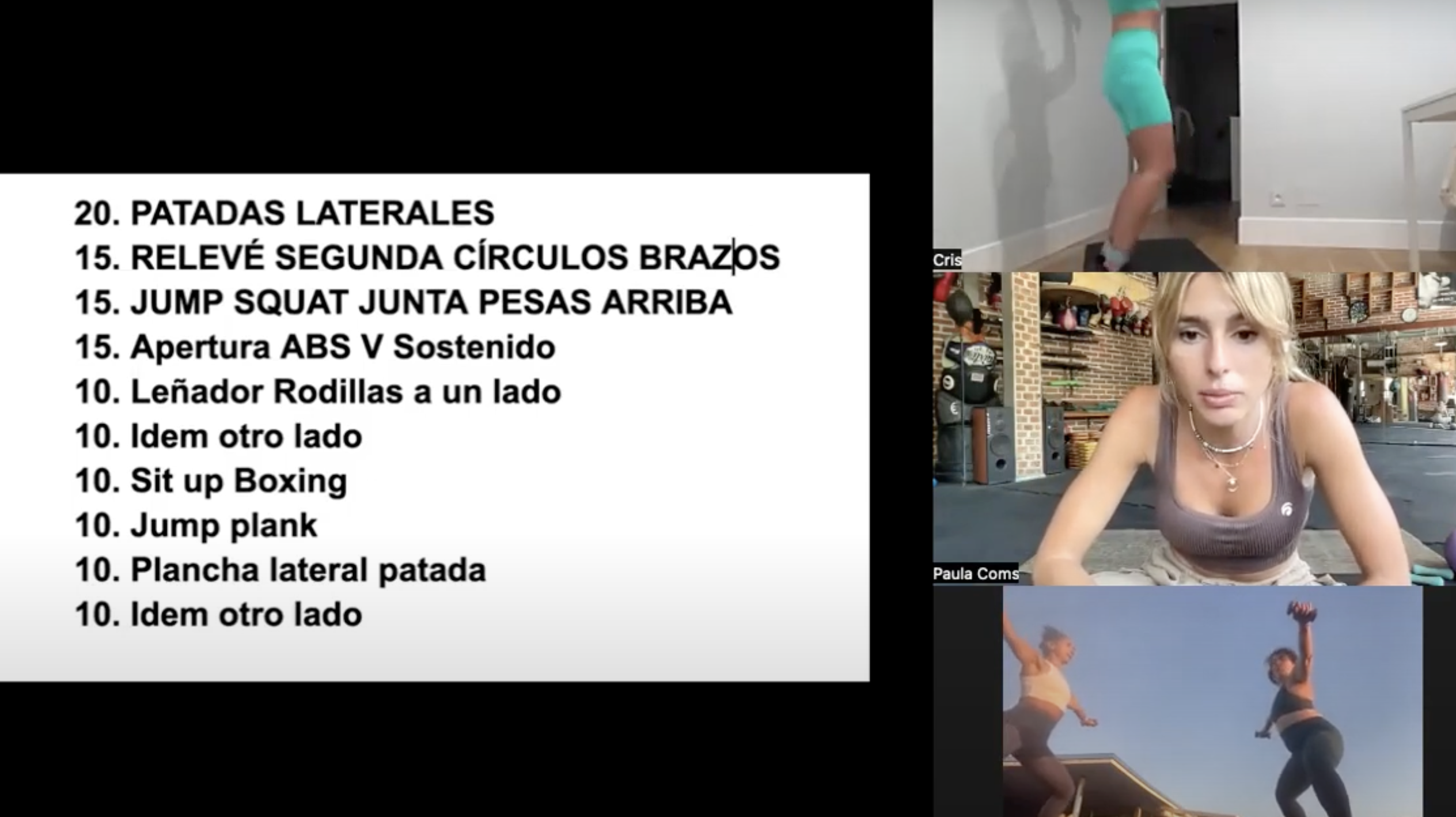 HIIT+CORE Pelota, mancuernas y minibanda (Directo 14 agosto)