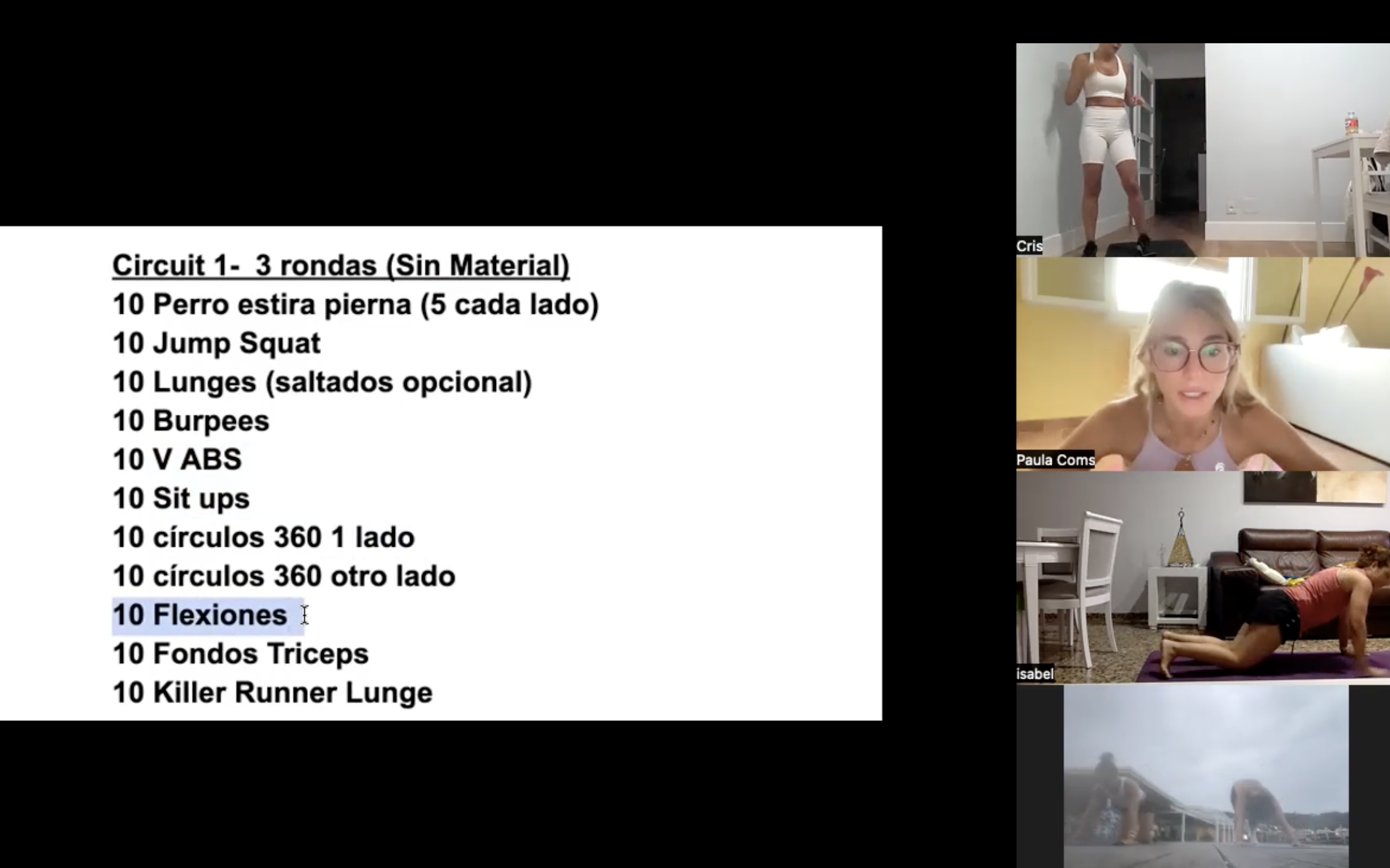 Full Body HIIT- con bandas elásticas- 45 mins (Directo 22 agosto)