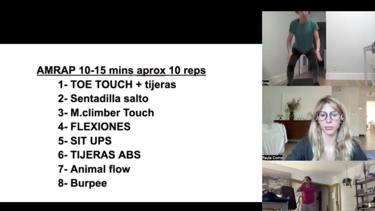 FULL BODY HIIT con Pesa, sillón y banda larga (Directo 4/06/24)